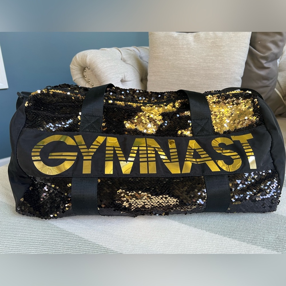 Justice Black and Gold Gymnast Bag - Picture 3 of 3